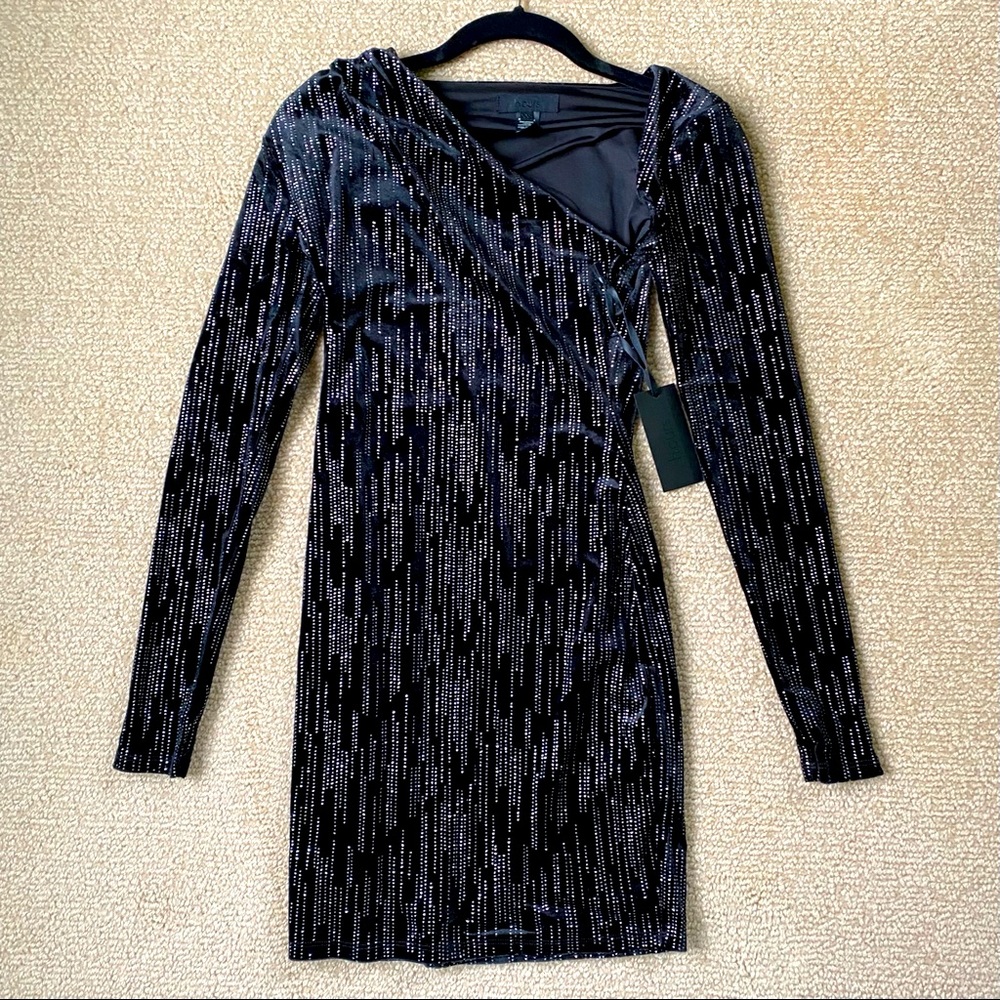 Flirt Mini Dress in Black